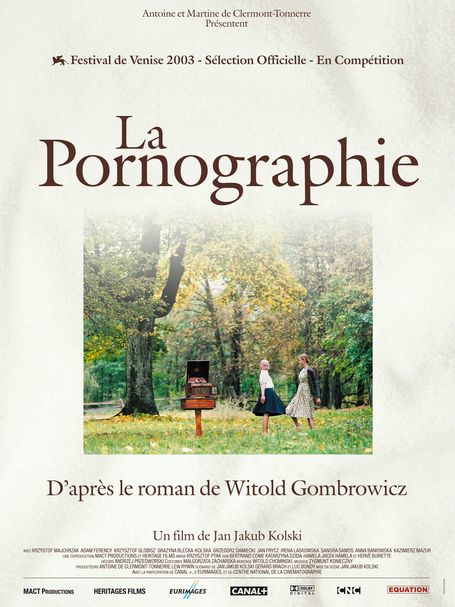 Affiche du film La Pornographie 146606