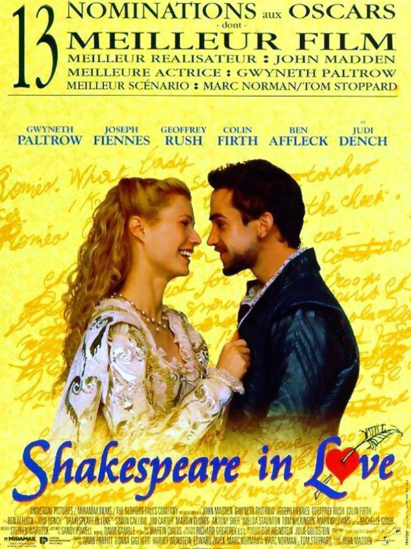 Affiche du film Shakespeare in Love 170139