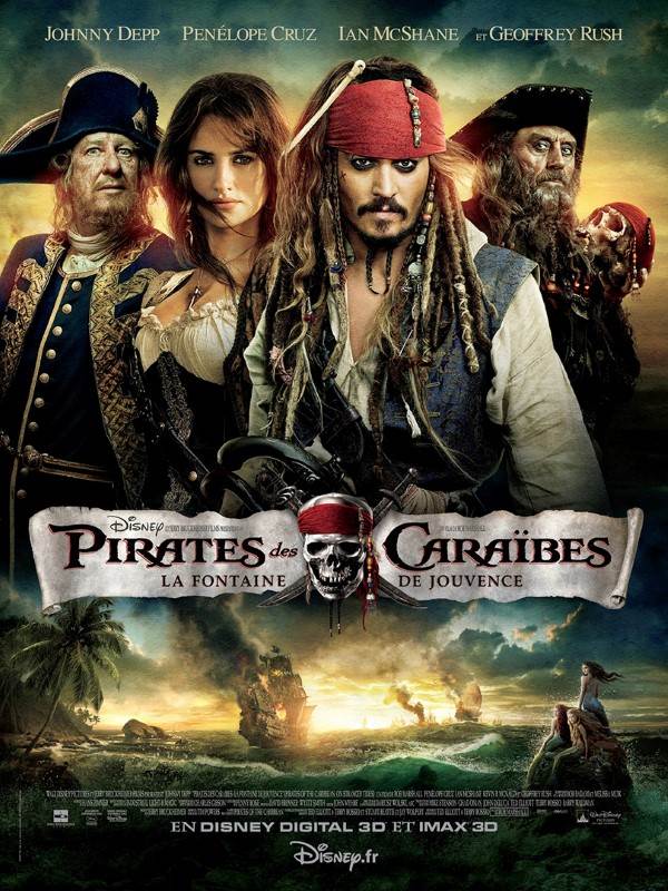 Affiche du film Pirates des Caraïbes : la fontaine de jouvence 15294