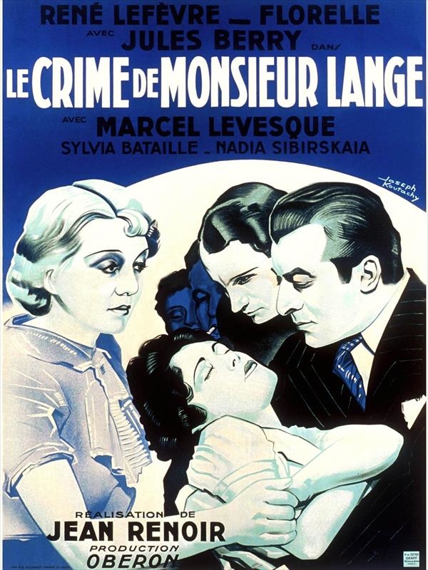 Affiche du film Le Crime de monsieur Lange 1994
