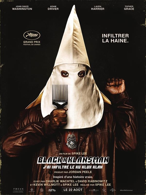 Affiche du film BlacKkKlansman : j'ai infiltré le Ku Klux Klan 135059