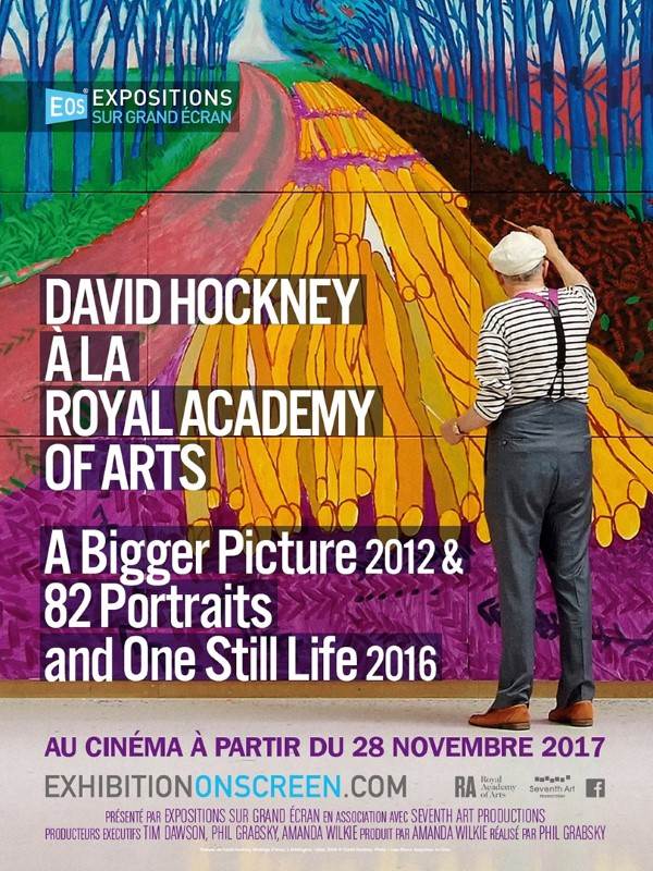 Affiche du film David Hockney à la Royal Academy of Arts : A Bigger Picture 2012 & 82 Portraits and One Still Life 2016 23893