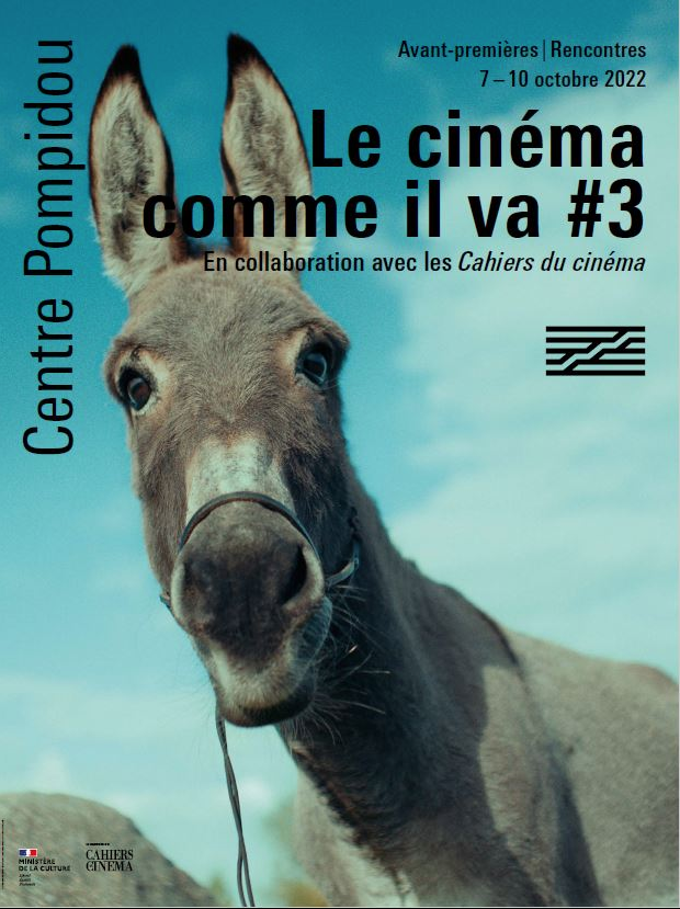 Affiche représentant l'actualite Le cinéma comme il va #3 au Centre Pompidou.