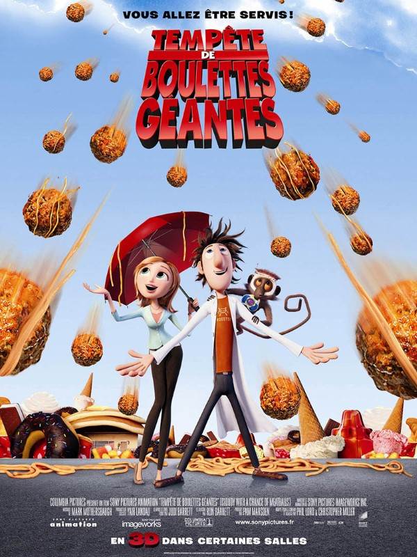 Affiche du film Tempête de boulettes géantes 25892