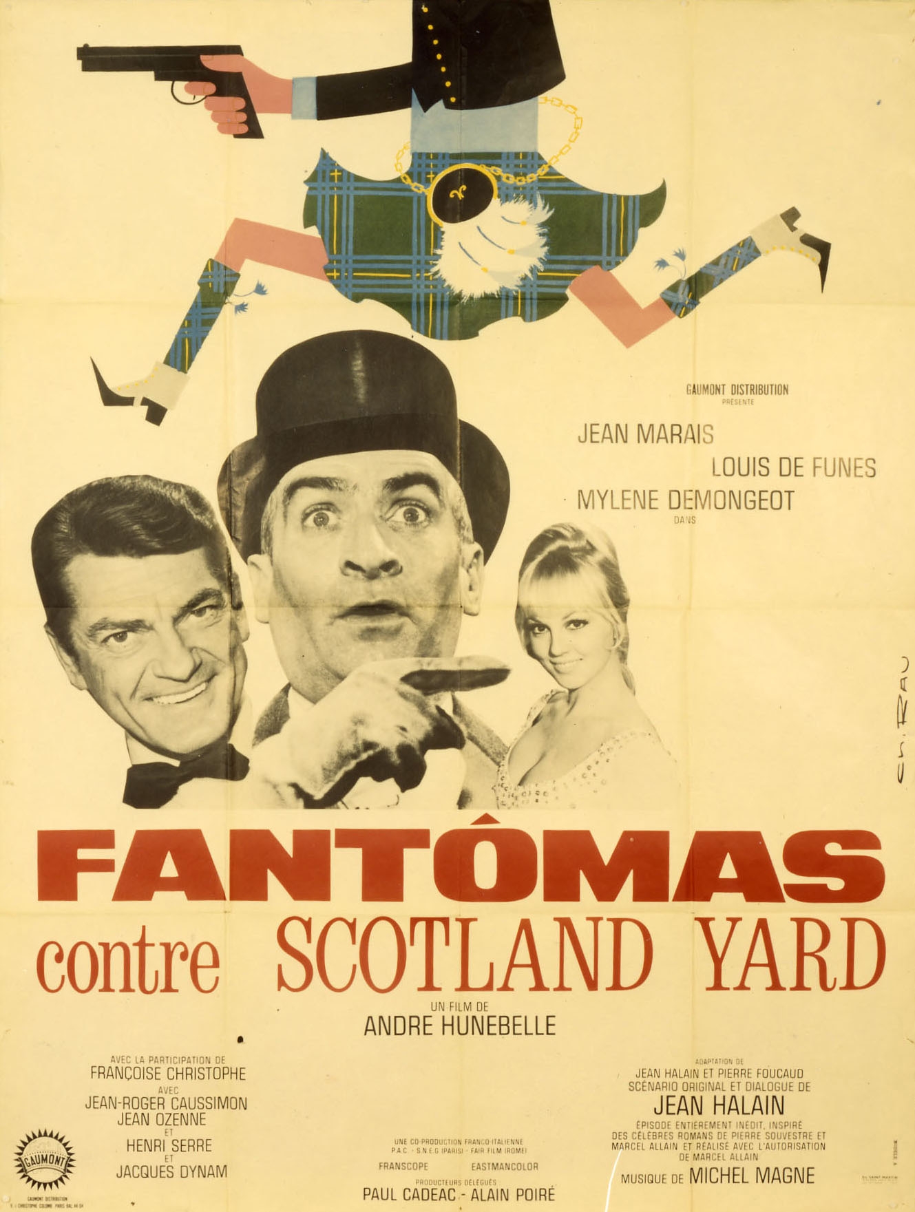 Affiche du film Fantômas contre Scotland Yard 160467